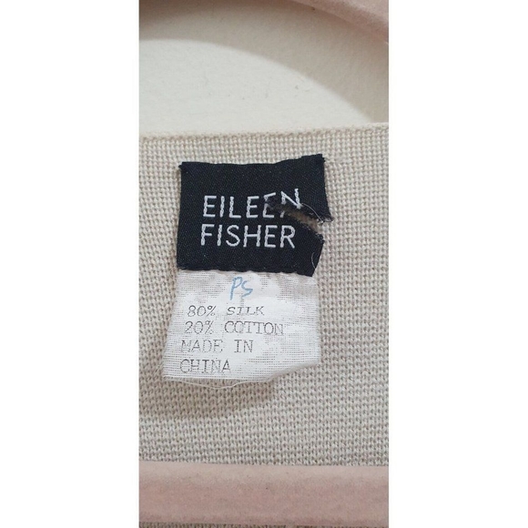 Eileen Fisher Silk Organic Cotton Open Cardigan/Jacket Size S - Picture 6 of 9